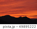 夕焼けの手稲山 49895222