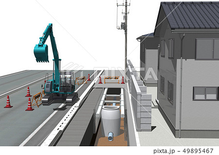 下水工事 マンホール 下水工事 マンホール 49895467