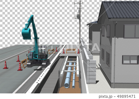 Water and sewage construction 49895471