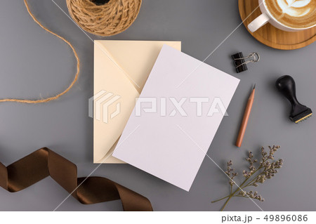 A wedding concept. Wedding Invitation, envelopes, 49896086
