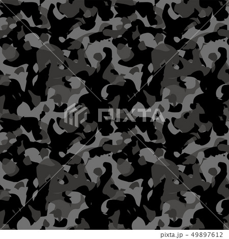 迷彩パターン-シームレス 49897612