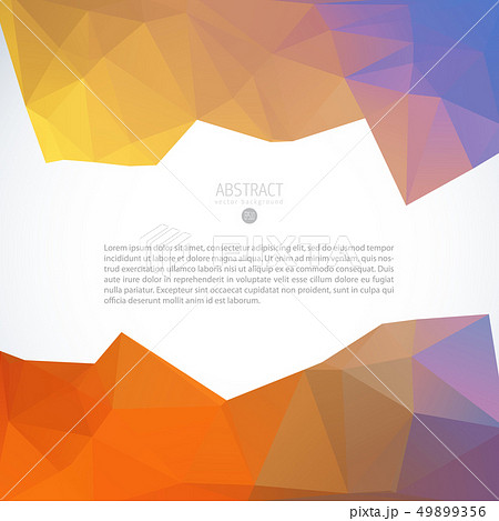 Red triangle background banner brochure template 49899356
