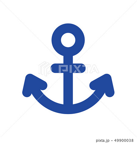 イカリ 青のイラスト素材