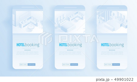 Modern Apartment Interior Banners Online Booking 49901022