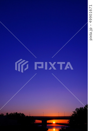 夕焼け／夕景 49901671