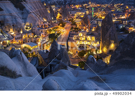 Illuminated Goreme vilage - Cappadocia 49902034