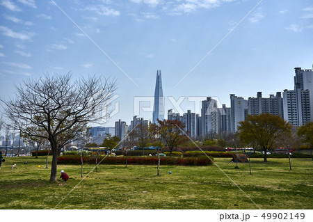 春 風景 炭川 49902149