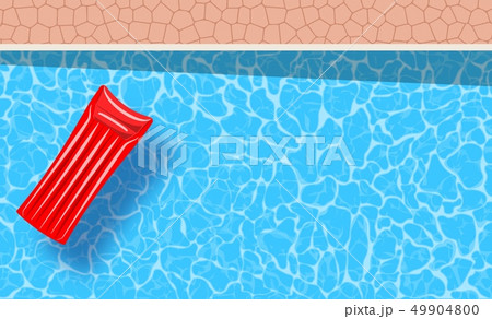 inflatable mattress floating in a swimming pool inflatable mattress floating in a swimming pool 49904800