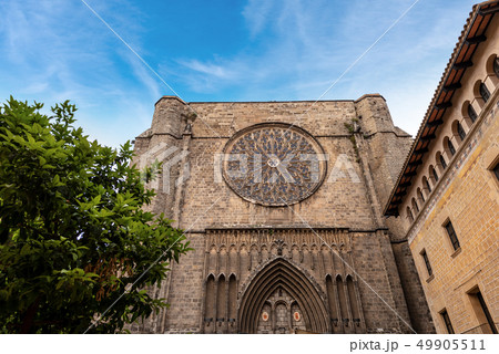 Santa Maria del Pi - Gothic church Barcelona Spain Santa Maria del Pi - Gothic church Barcelona Spain 49905511