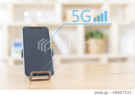 スマートフォン　5Gイメージ 49907531