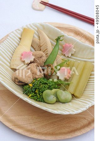 春野菜の炊き合わせ 49908045