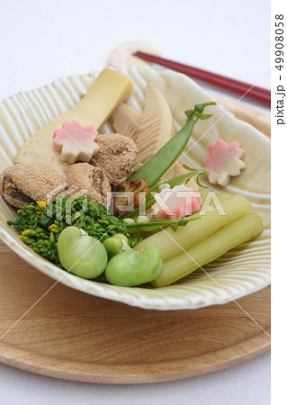 春野菜の炊き合わせ 49908058