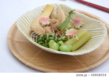 春野菜の炊き合わせ 49908059