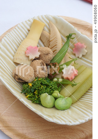 春野菜の炊き合わせ 春野菜の炊き合わせ 49908060