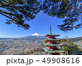 富士と桜と五重塔 49908616