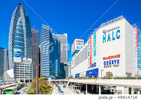 東京 新宿駅 西口 駅前風景 東京 新宿駅 西口 駅前風景 49914716