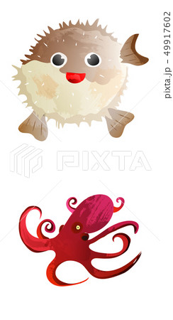 Marine set of Watercolor Vector Tropical Fish, Seaweed Coral Algae and Jellyfish Underwater Marine set of Watercolor Vector Tropical Fish, Seaweed Coral Algae and Jellyfish Underwater 49917602