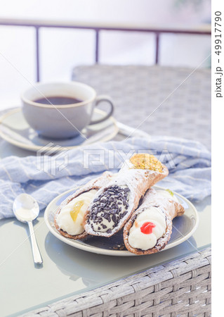 plate of Sicilian Cannoli 49917790
