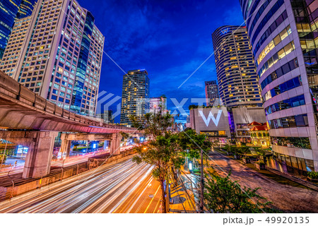 View of city buildings in Sathorn View of city buildings in Sathorn 49920135