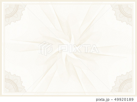 Bond security watermark guilloche pattern (vector  49920189