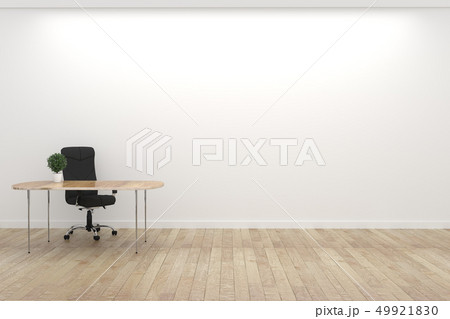 Empty white Conference room interior with wood flo Empty white Conference room interior with wood flo 49921830