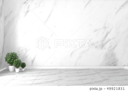 Granite room interior - Empty room of natural wall 49921831
