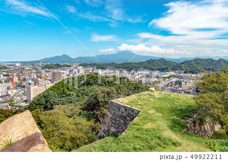 米子城天守跡からの米子市街地の展望 49922211