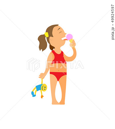 girl in swimming costume