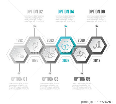 Company infographic template with business icons. 49926261