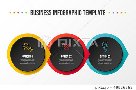 Business infograph with icons - concept of 49926265