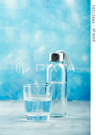 Small glass water bottle 49927281