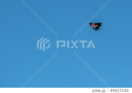 Pirate flying kite 49927288
