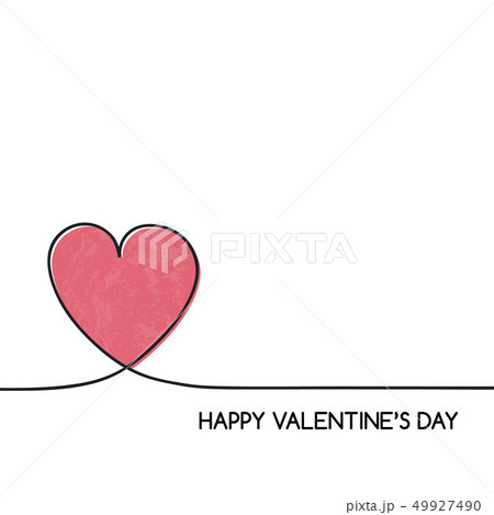Concept of a greeting card with heart for Concept of a greeting card with heart for 49927490