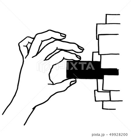【手、指のイラスト】 49928200