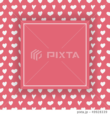 Background with cute hearts and copyspace - love 49928339