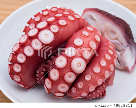 蒸しダコ 49928811