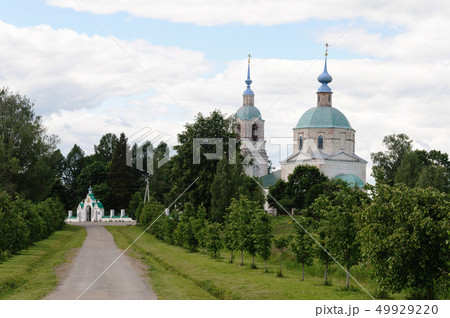 Road to the old russian church 49929220