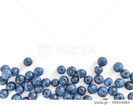 Blueberry isolated, white,copy space Blueberry isolated, white,copy space 49934065