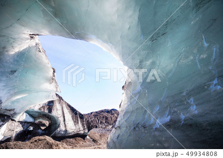 Iced grotto Iced grotto 49934808