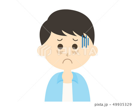 体調不良の人 体調不良の人 49935329