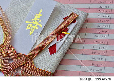 ご祝儀金額集計 ご祝儀金額集計 49938576