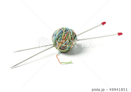 Knitting yarn and knitting needles 49941851