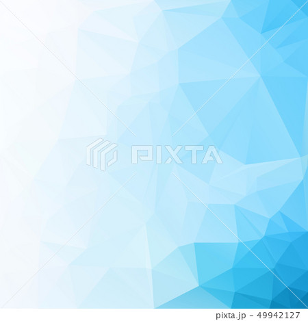 Blue Polygonal Mosaic Background  49942127