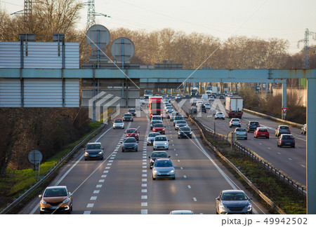 traffic jam on highway 49942502