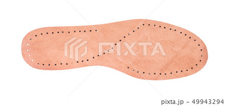 Single shoe insole isolated 49943294