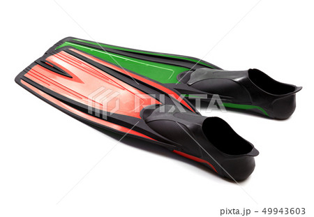 Pair swimfins of two different colors Pair swimfins of two different colors 49943603