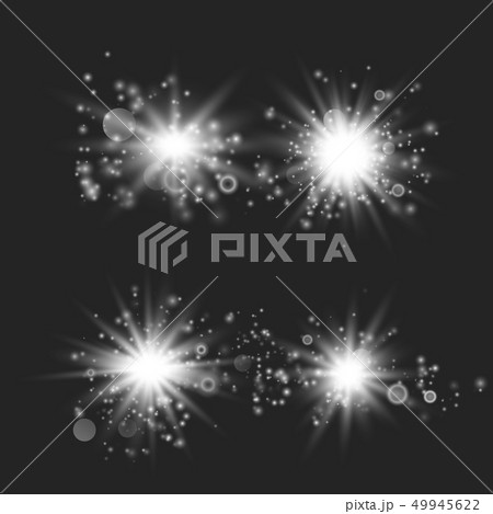 Set of glowing lights Set of glowing lights 49945622