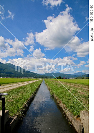 用水路（福島県・猪苗代町） 49949246