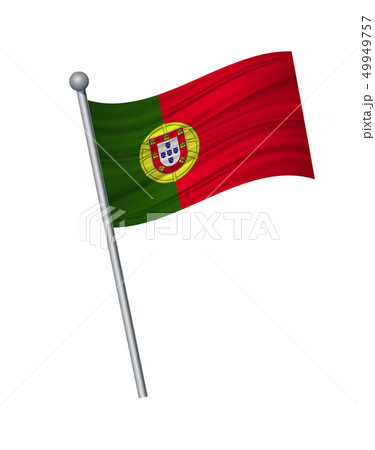waving of flag on flagpole, Official colors and