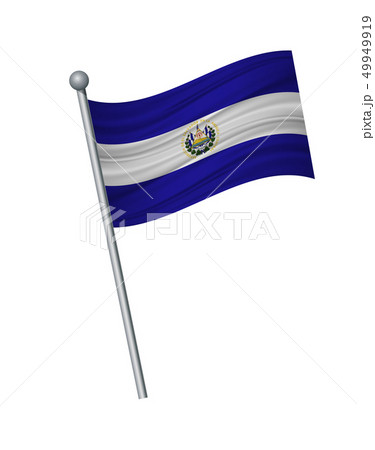 waving of flag on flagpole, Official colors and waving of flag on flagpole, Official colors and 49949919
